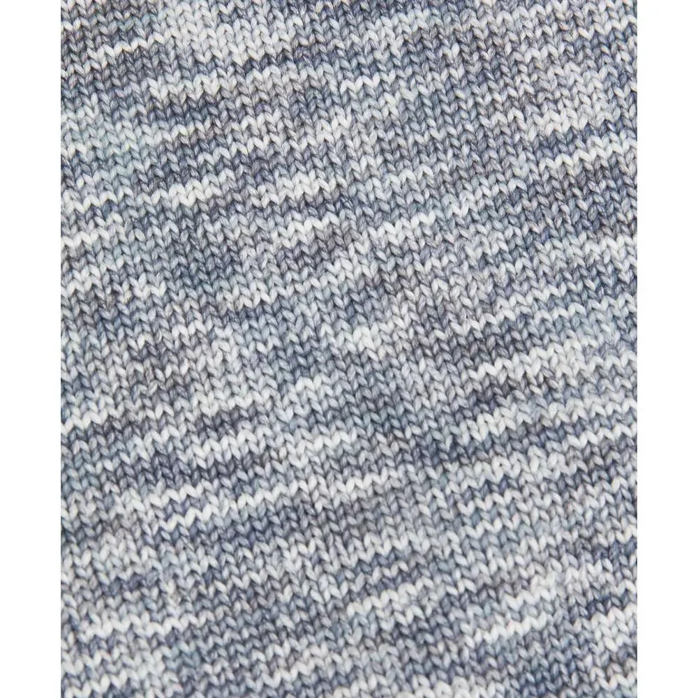 Lululemon Boxy‎ Cotton-Blend Sweater Fisherman Knit in Blue Gray Size Small
